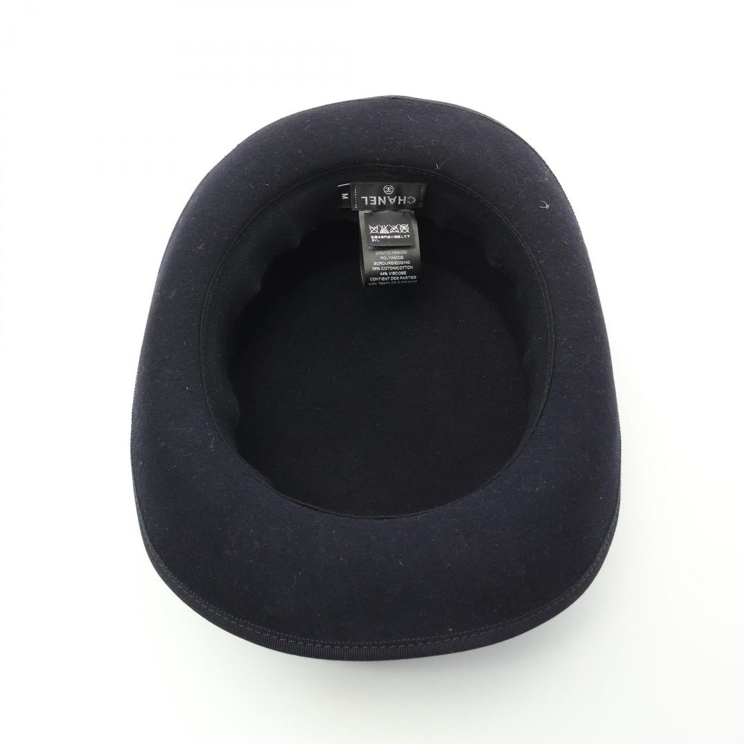 Chanel Coco Mark Leather Lapin Hat