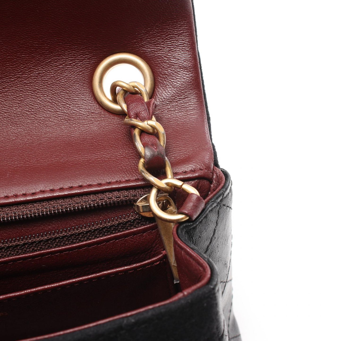 Chanel Wool Lambskin Matelasse Shoulder Bag