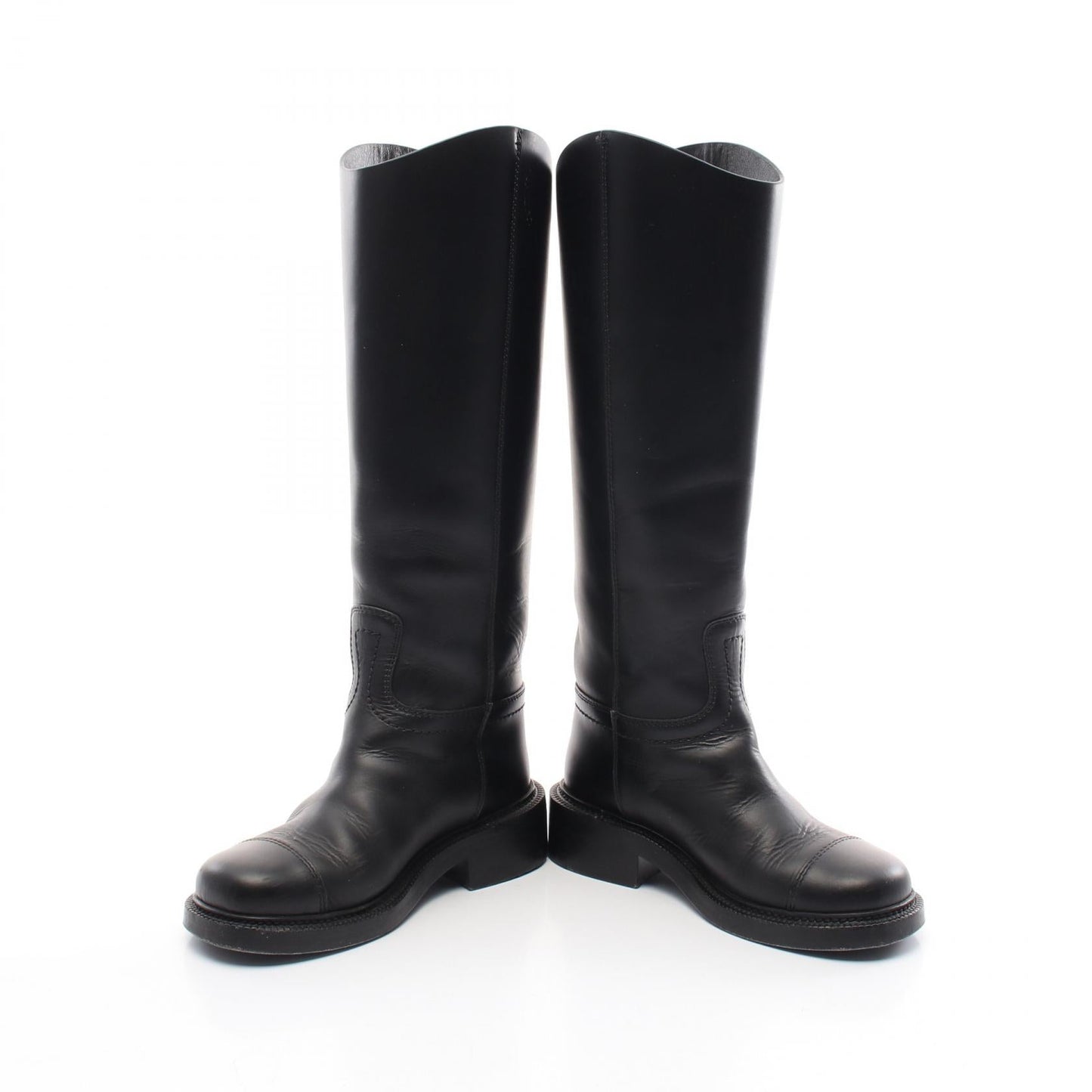 Chanel Coco Mark Leather Boots