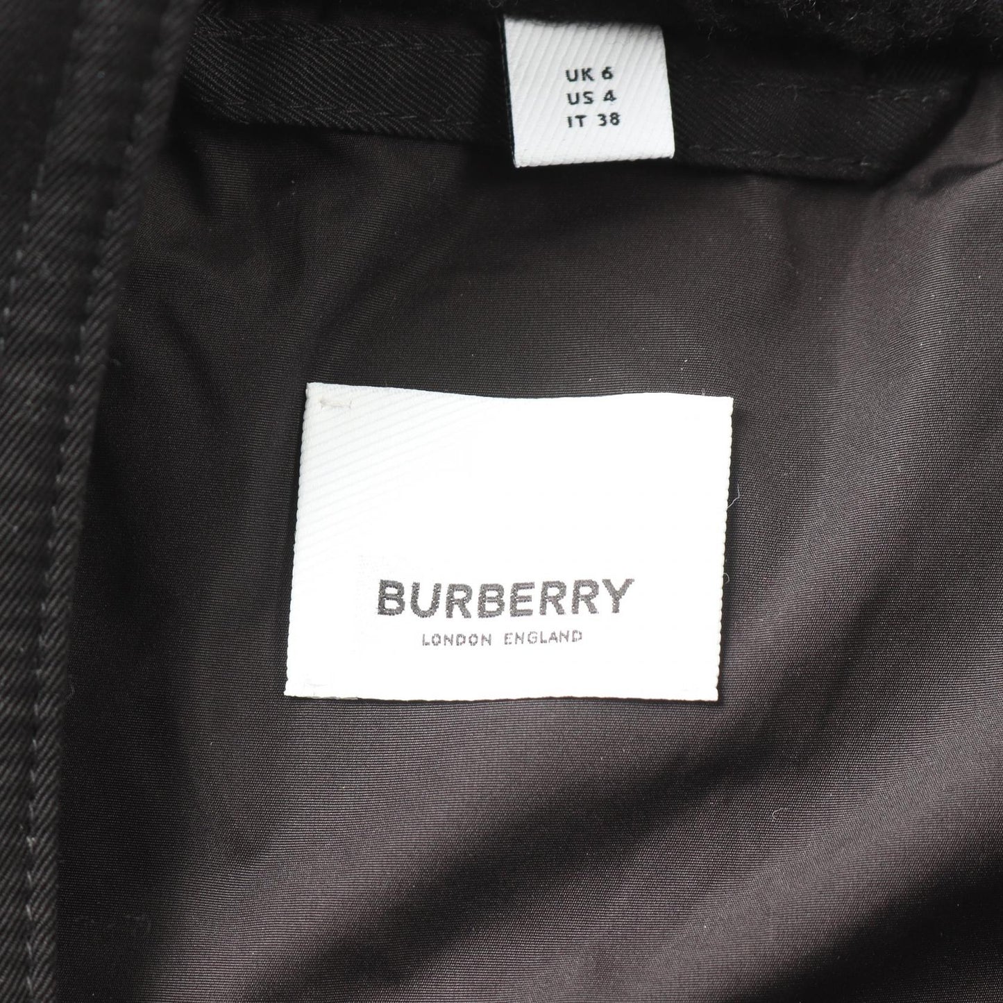 Burberry Ring Logo Wool Polyester Outerwear