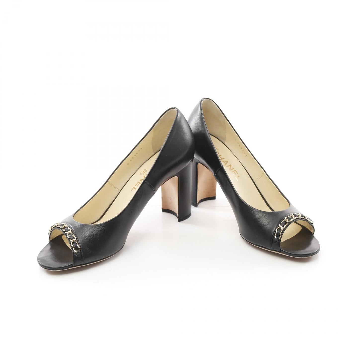 Chanel Coco Mark Calfskin Pumps