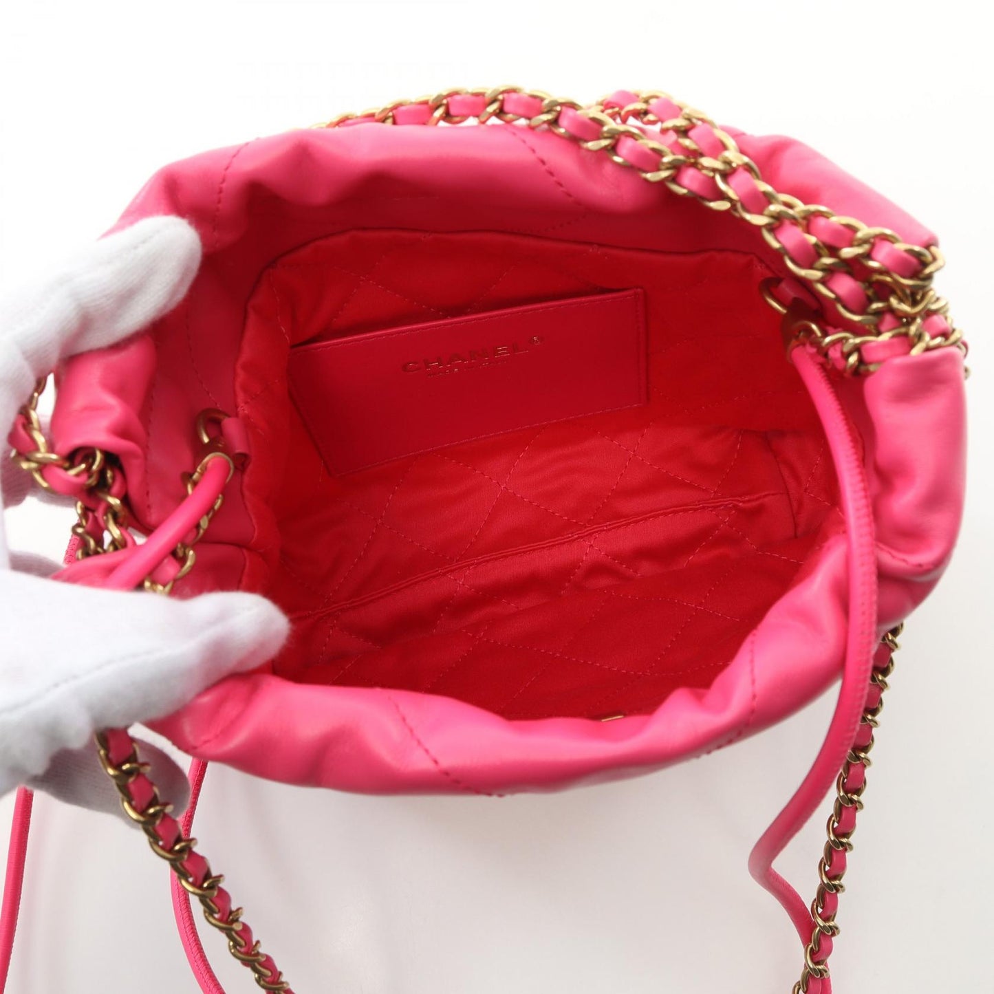 Chanel CHANEL 22 Mini Leather Shoulder Bag