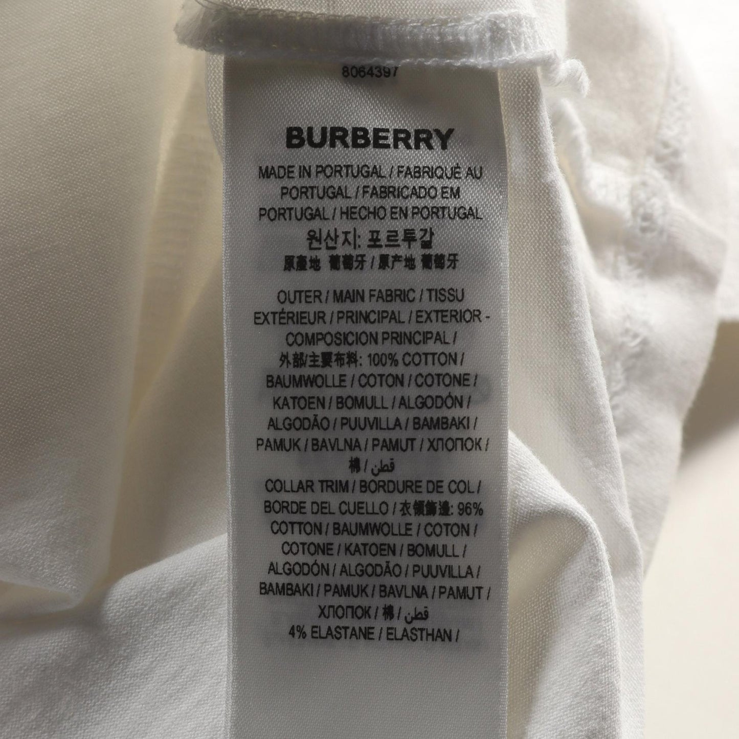 Burberry Cut and Sewn Cotton Top