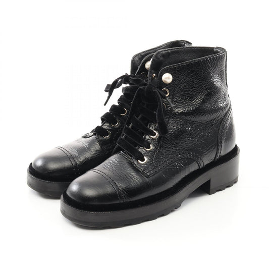 Chanel Coco Mark Leather Boots