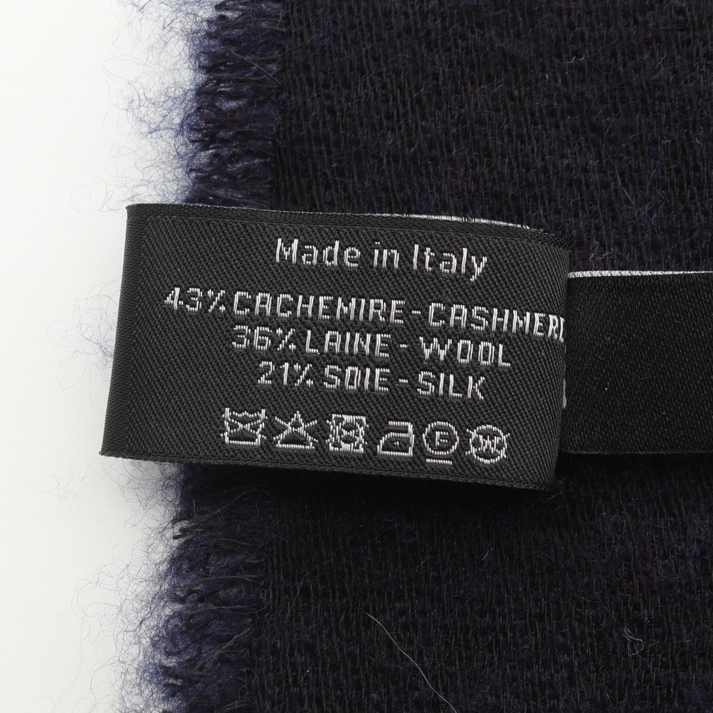 Chanel Coco Mark Camellia Wool Silk Cashmere Stole