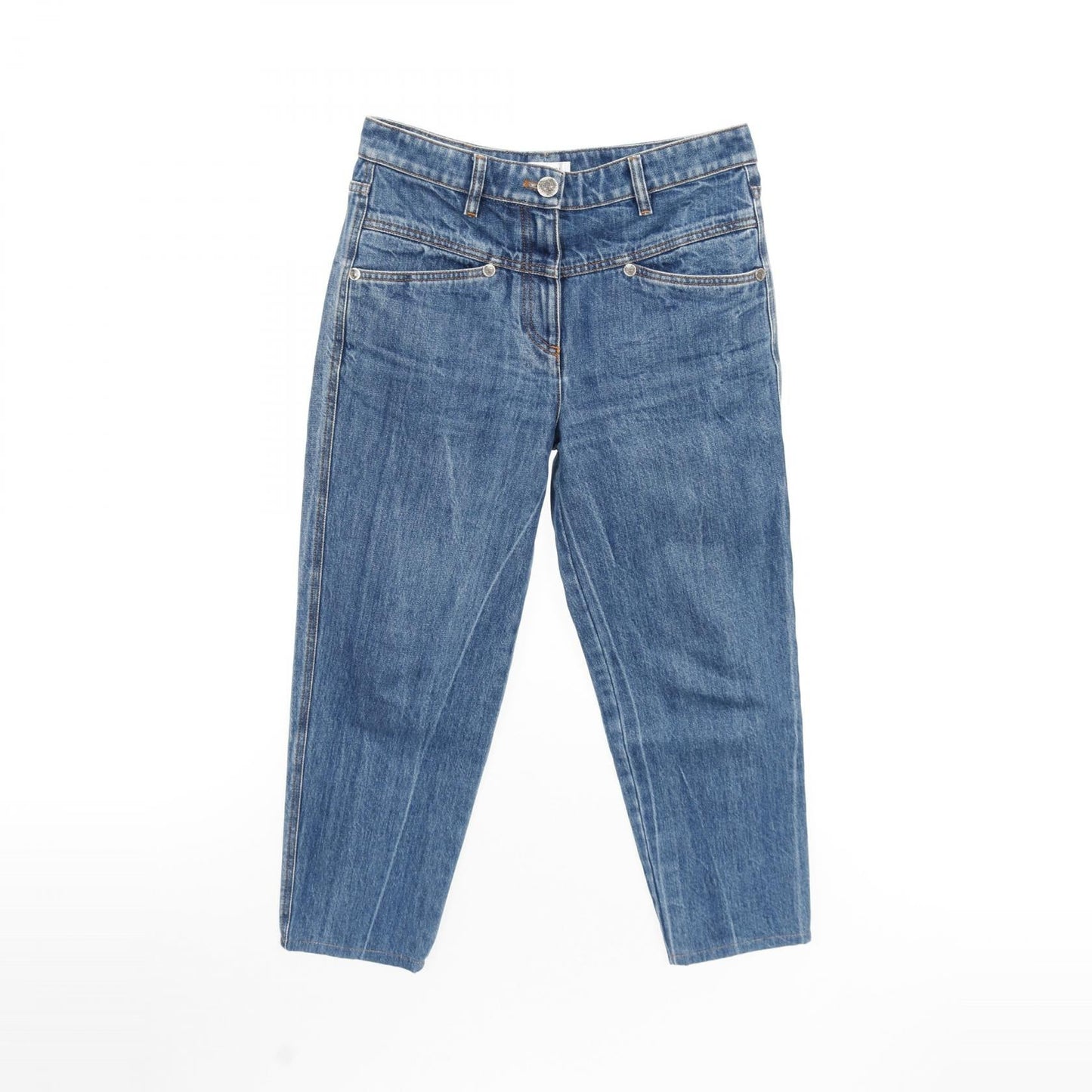 Chanel Coco Mark Cotton Denim Pants