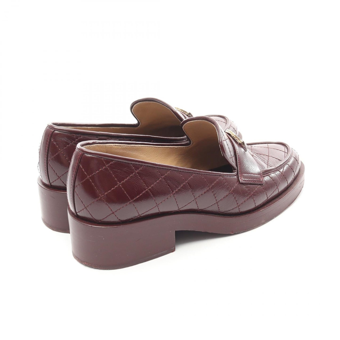 Chanel Coco Mark Leather Loafers