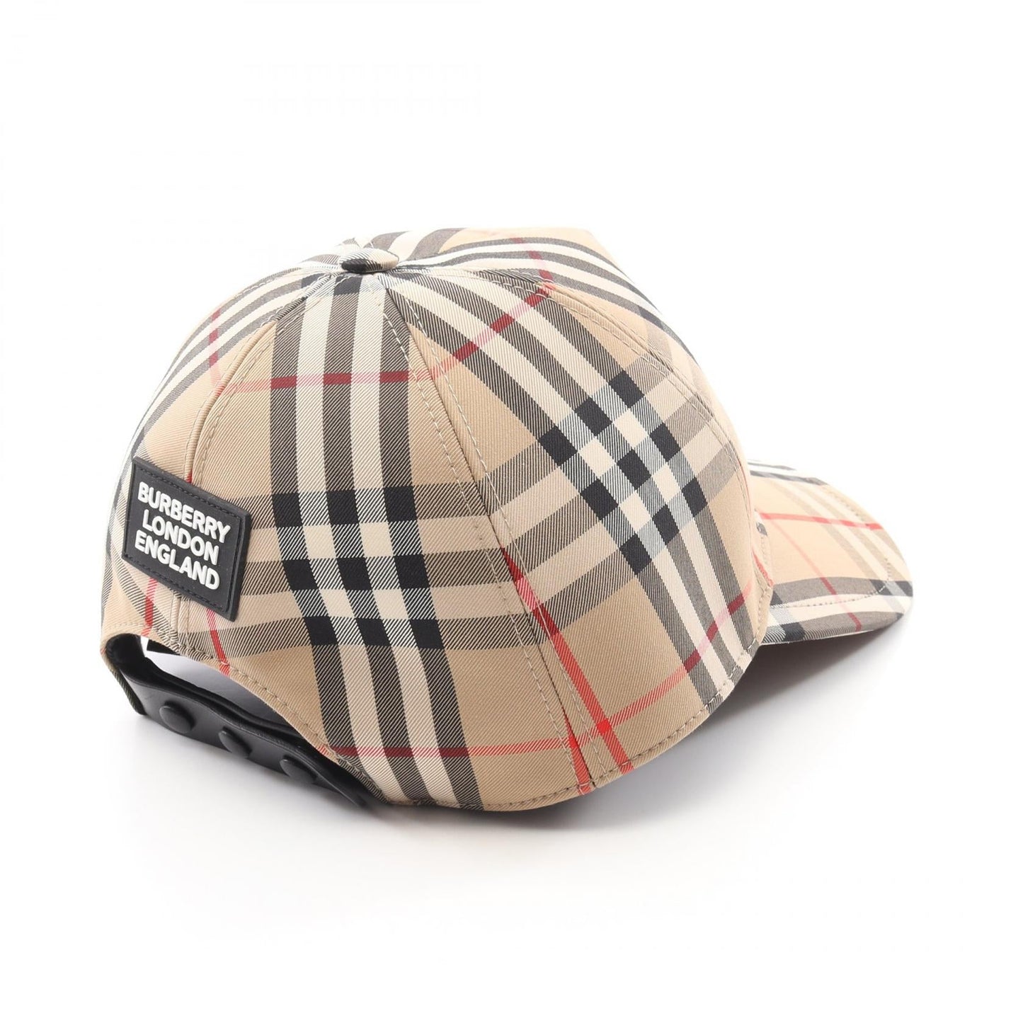 Burberry Vintage Check Cotton Baseball Cap
