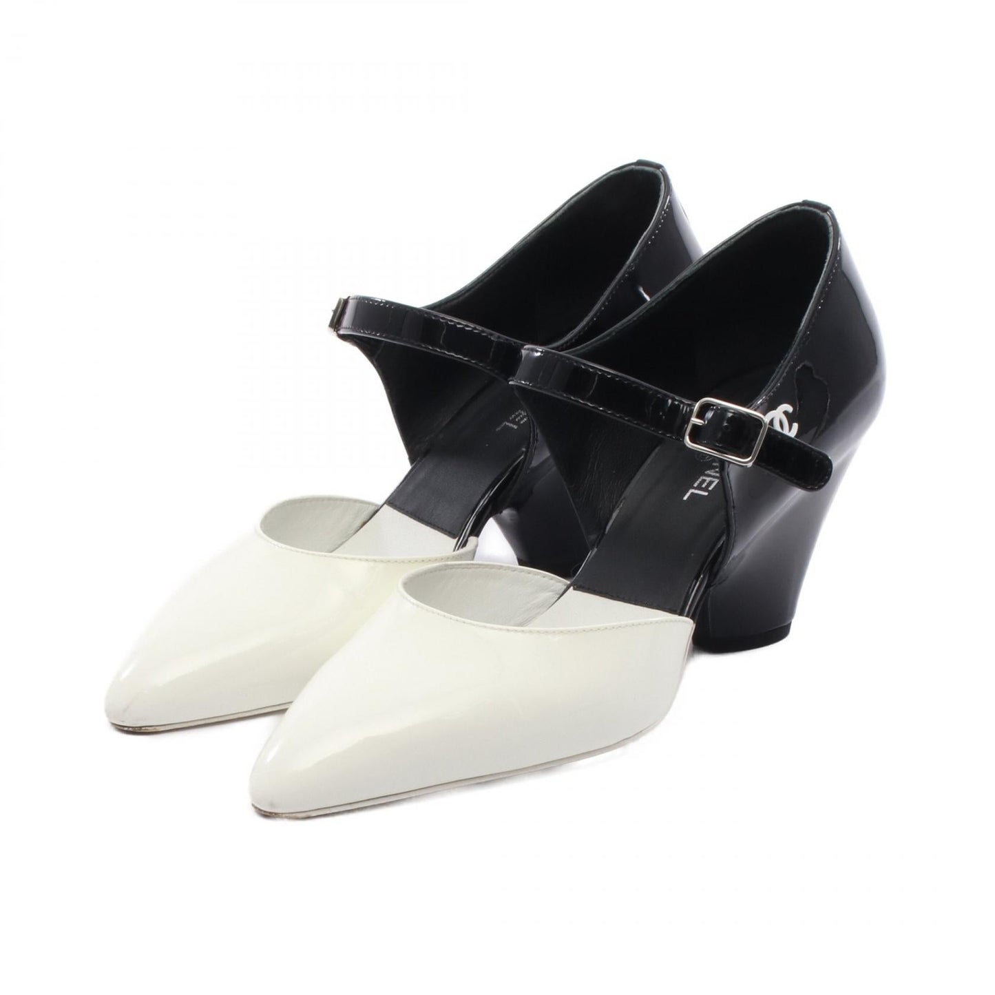 Chanel Coco Mark Patent Leather Mule