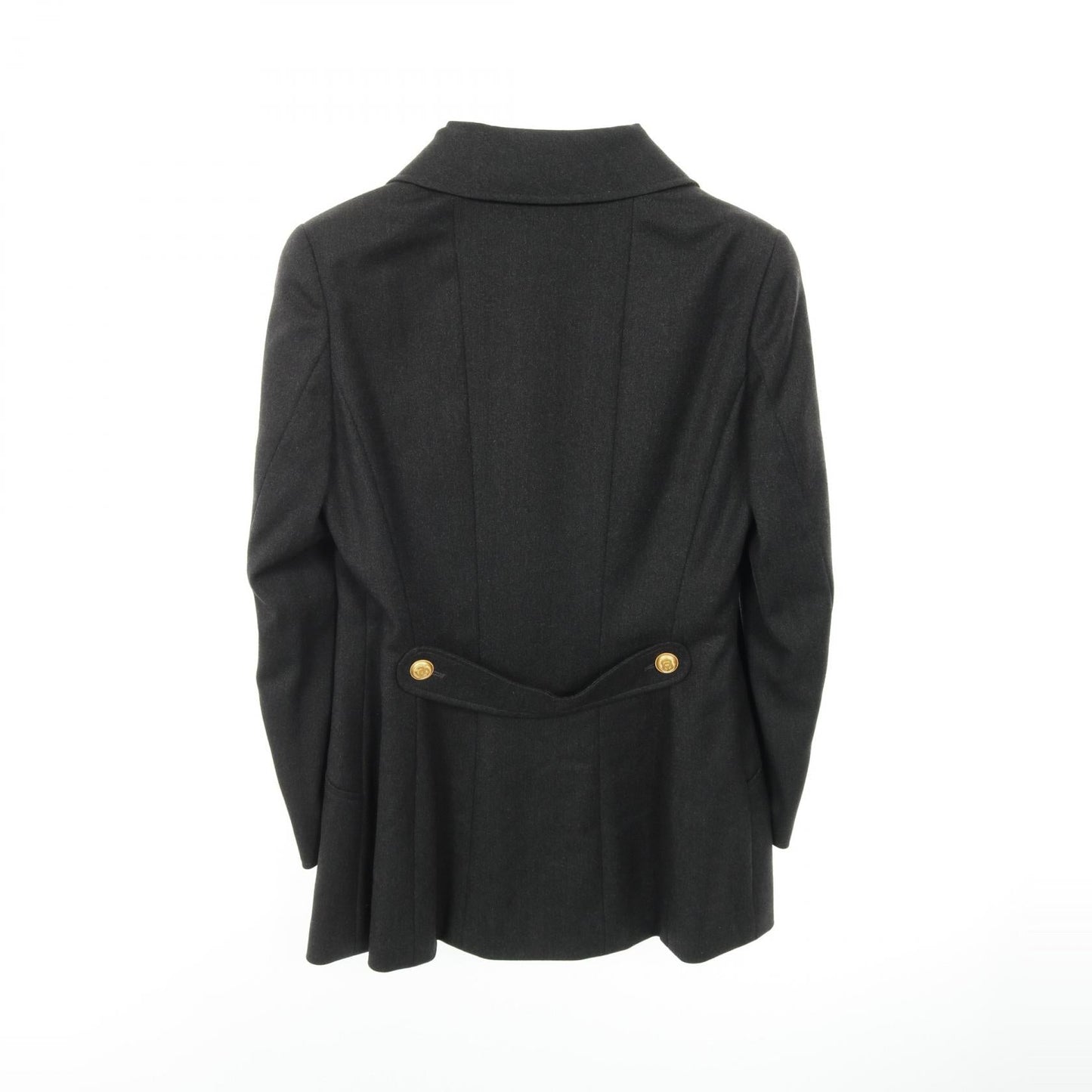 Chanel Coco Mark Button Wool Tailored Jacket