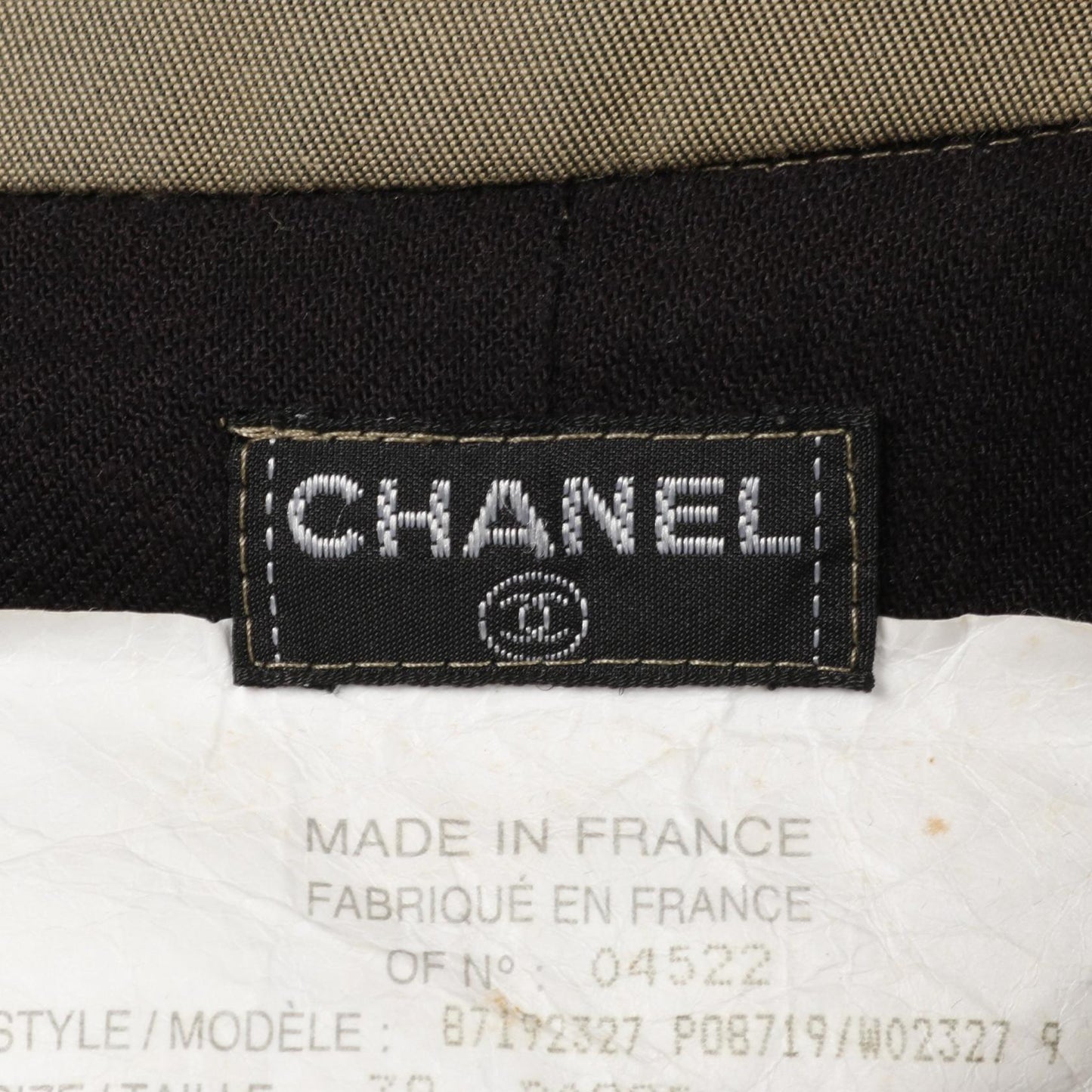 Chanel Coco Mark Button Cotton Polyamide Trench Coat