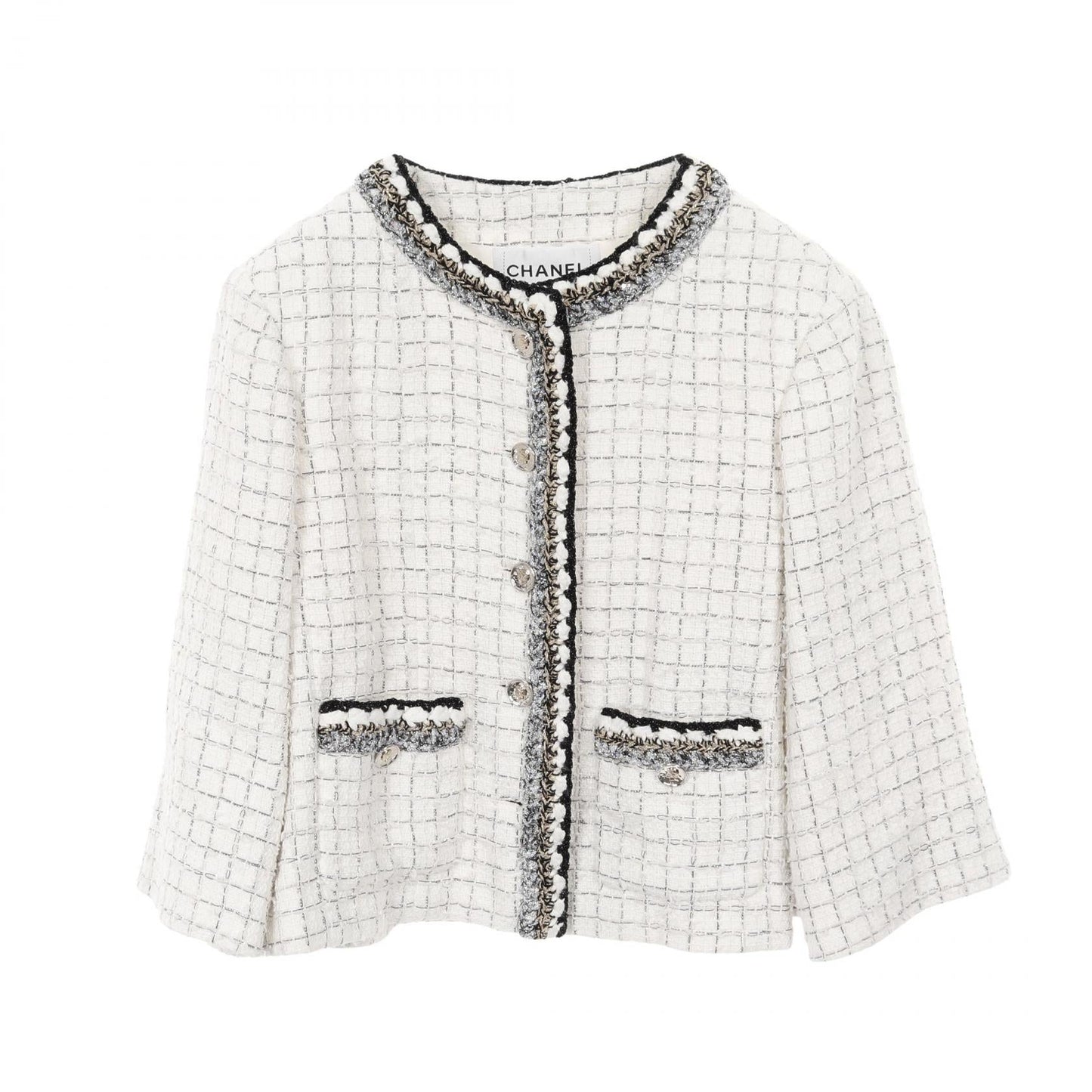 Chanel Coco Mark Button Cotton Jacket