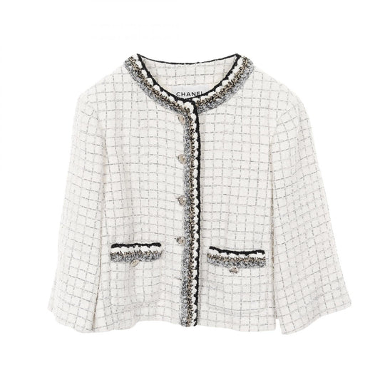Chanel Coco Mark Button Cotton Jacket