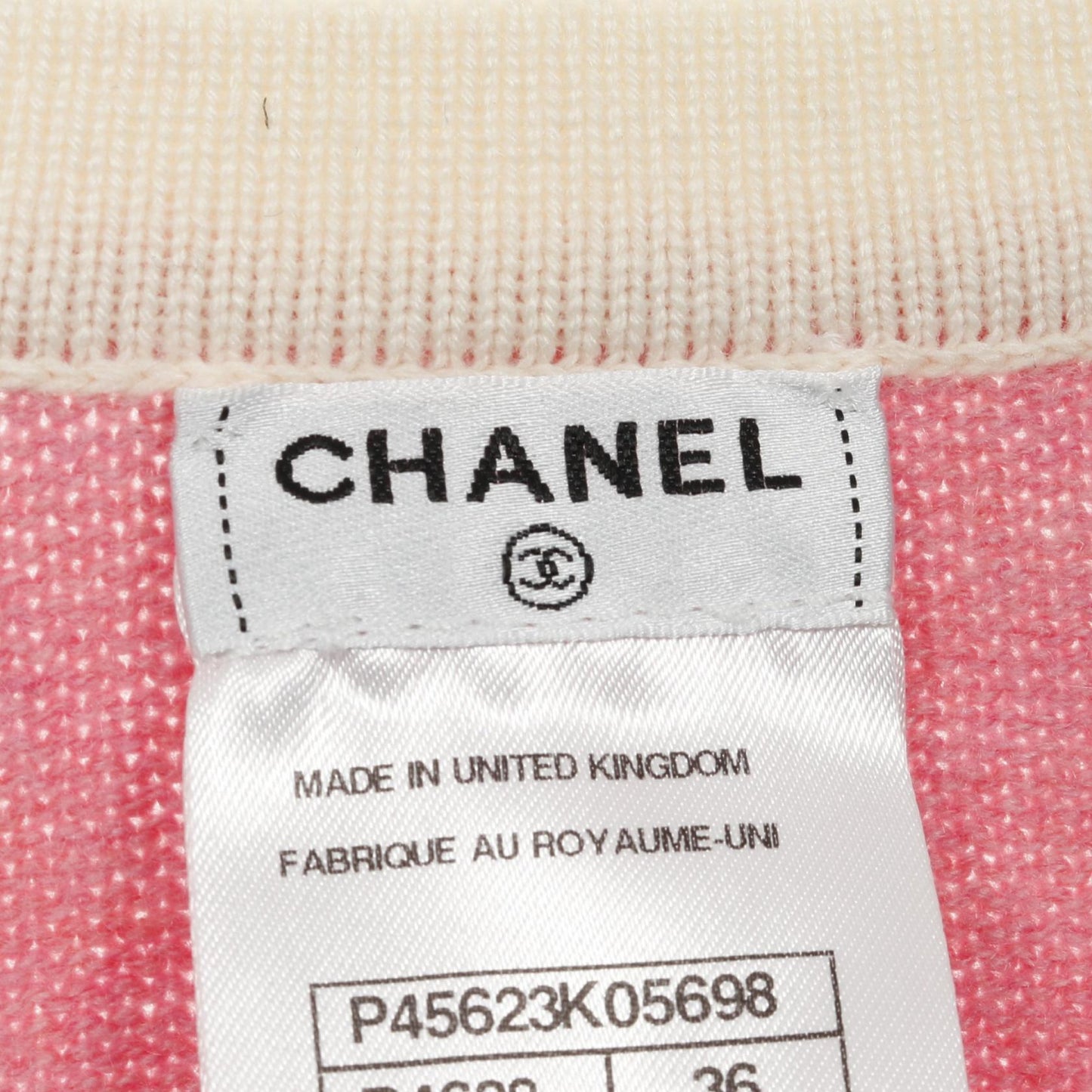 Chanel Coco Mark Button Cashmere Cardigan