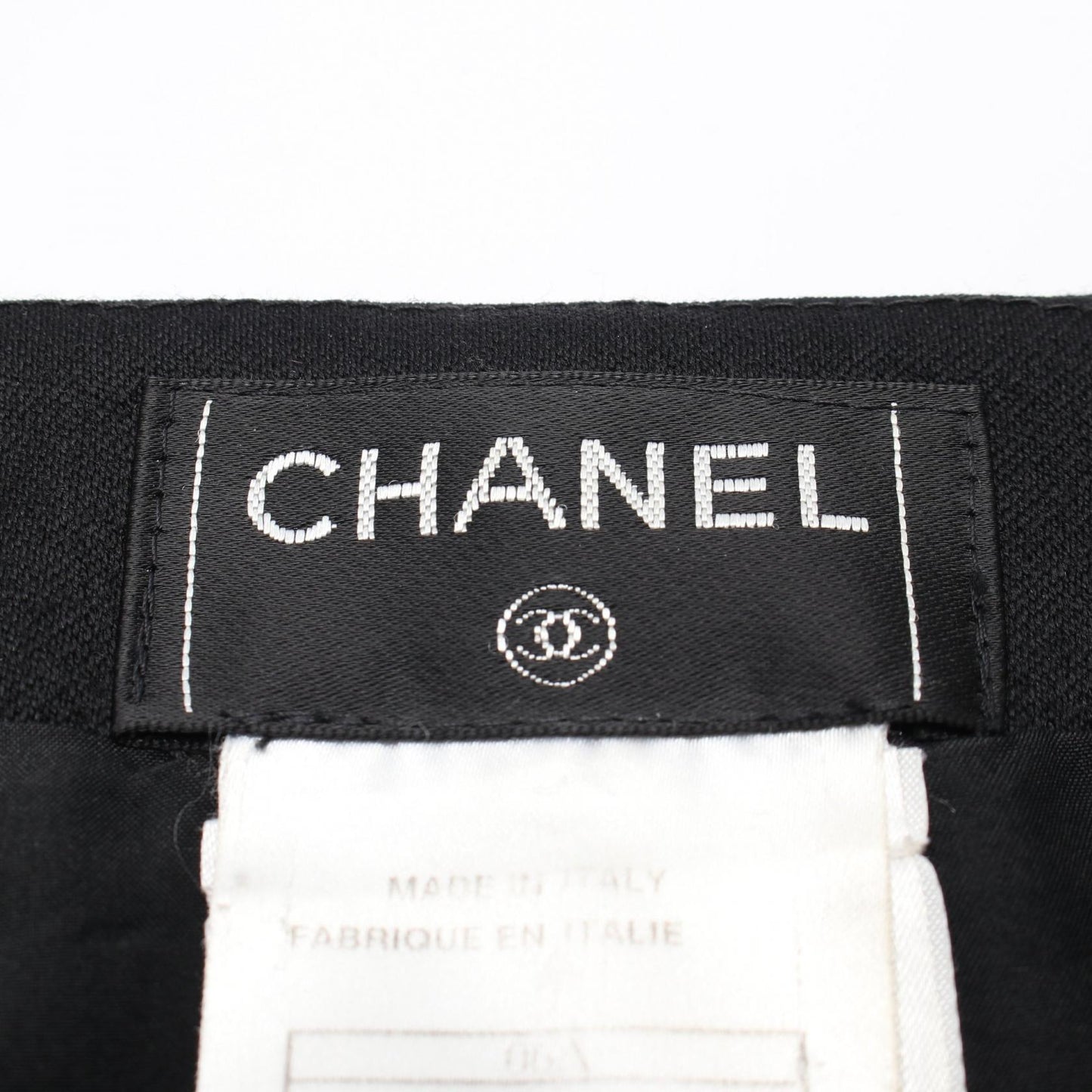 Chanel Coco Mark Wool Skirt