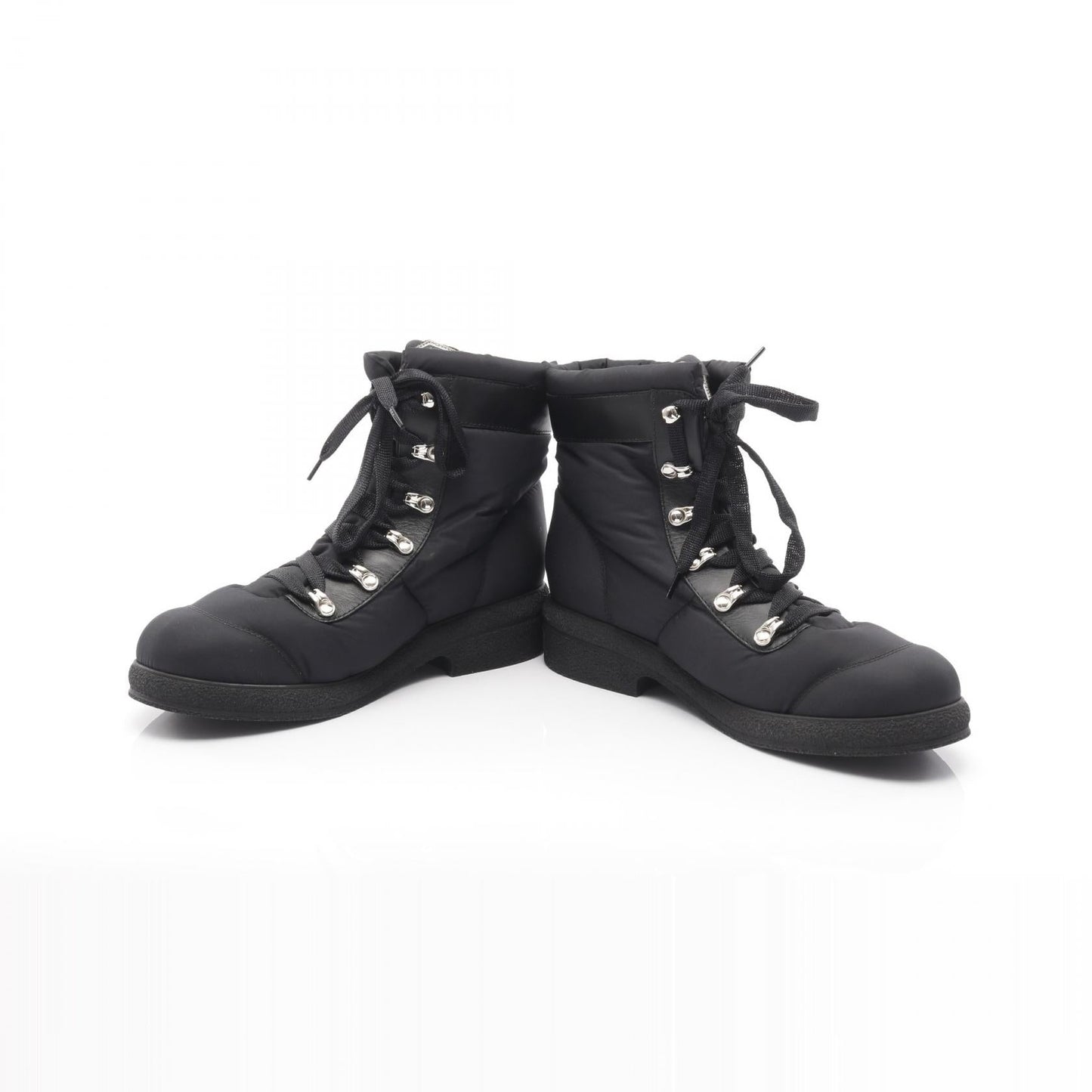 Chanel Coco Mark Nylon Boots