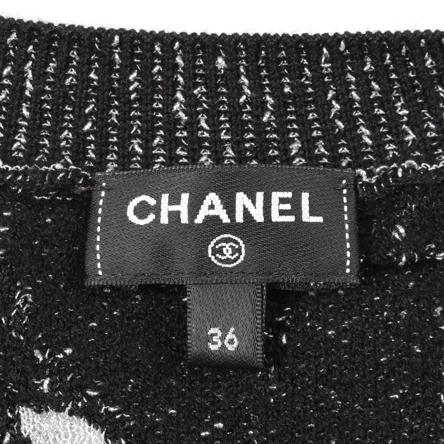 Chanel Camellia Viscose Knit Top