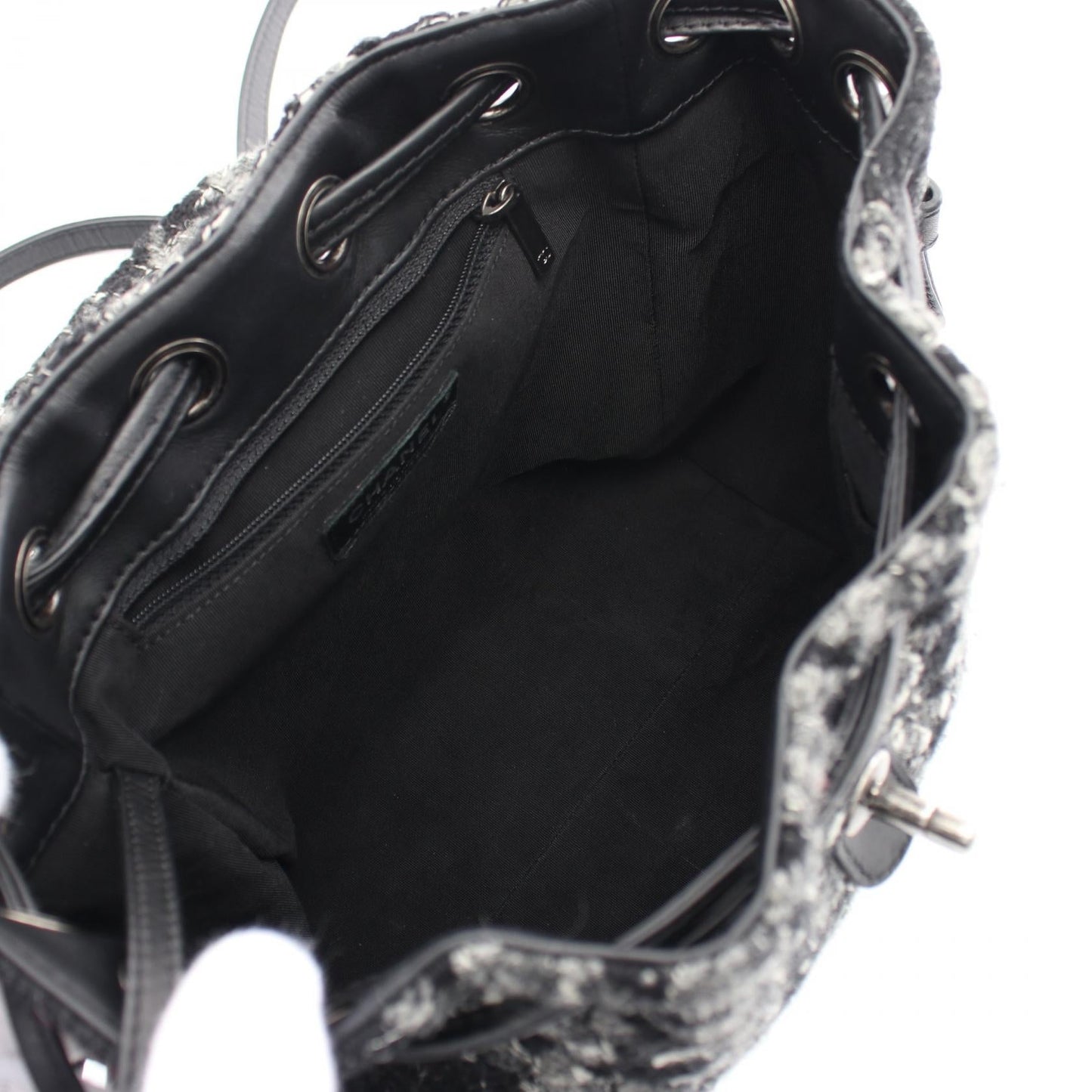 Chanel Coco Mark Fabric Backpack