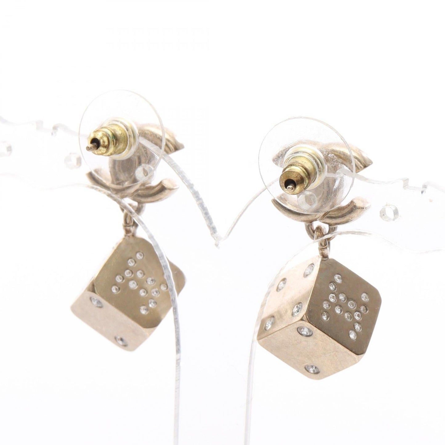 Chanel Coco Mark Dice Earrings