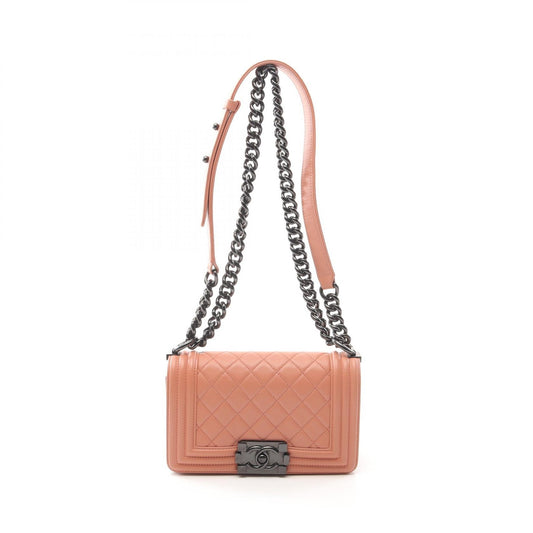 Chanel Boy Chanel Lambskin Shoulder Bag