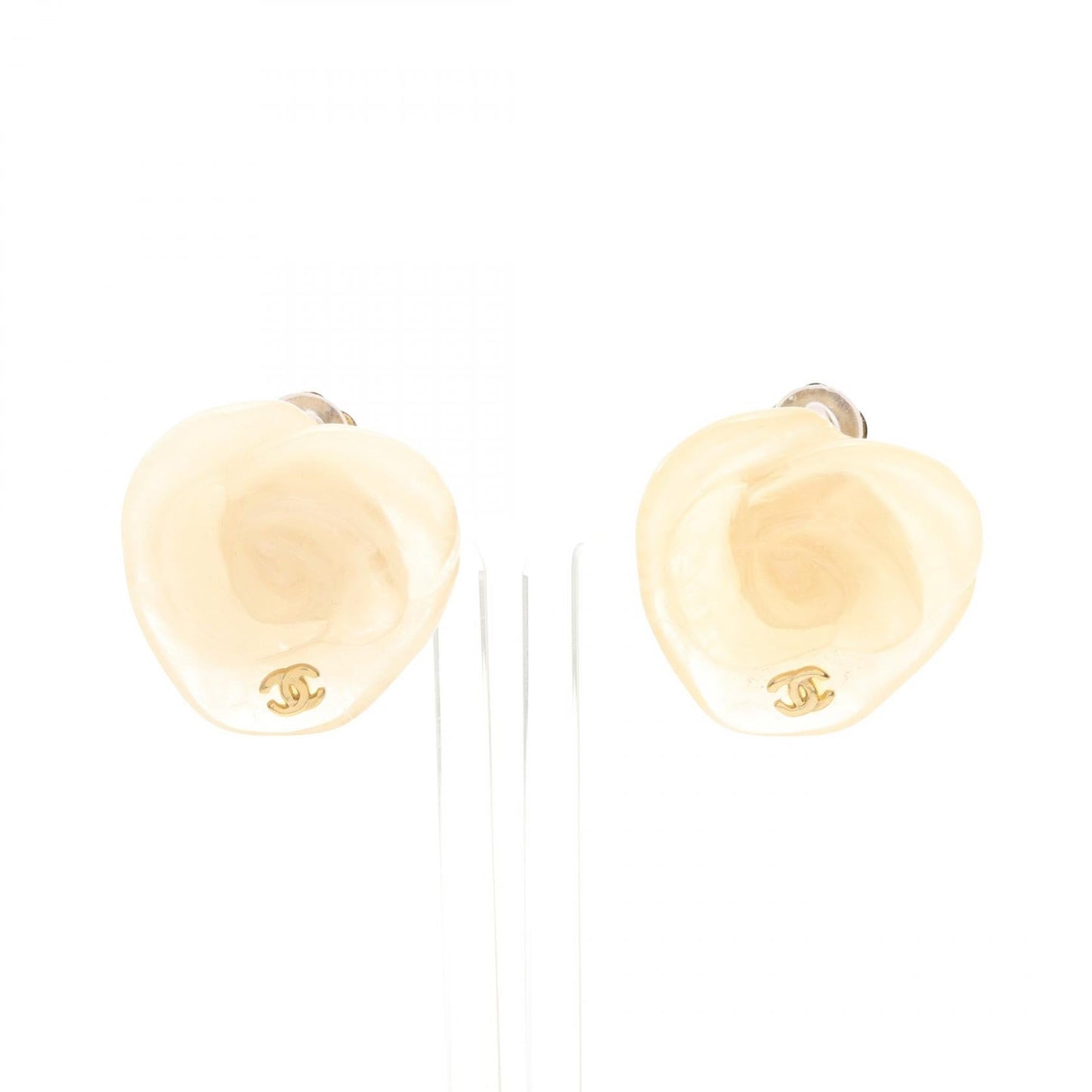 Chanel Camellia Earrings