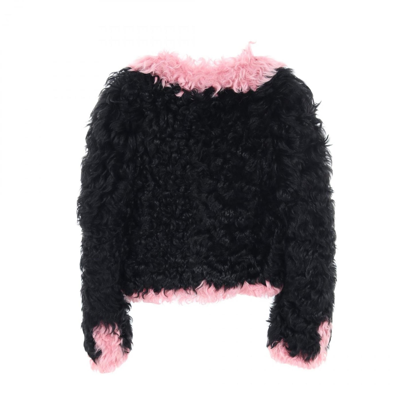 Chanel Coco Mark Button Shearling Jacket
