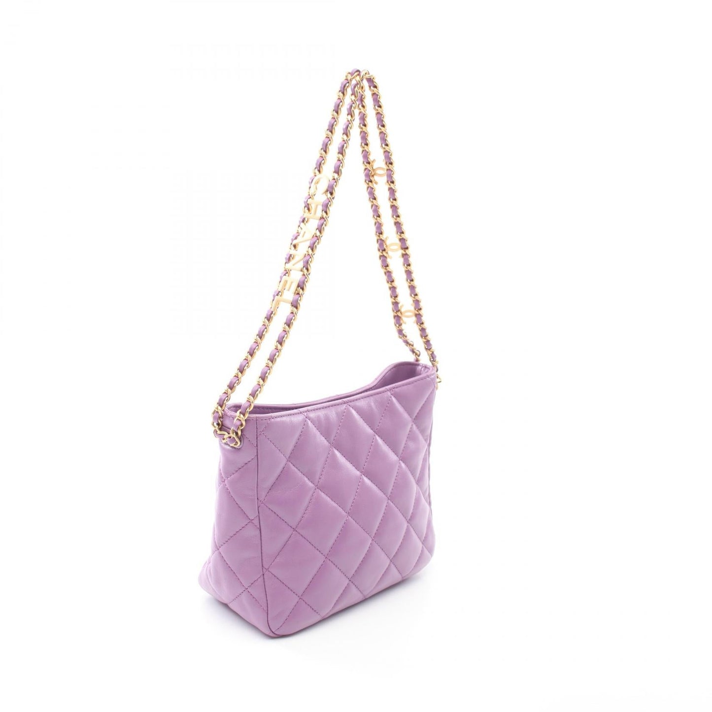 Chanel Small Hobo Lambskin Shoulder Bag