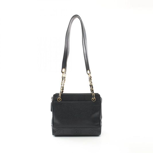Chanel Triple Coco Calfskin Tote Bag