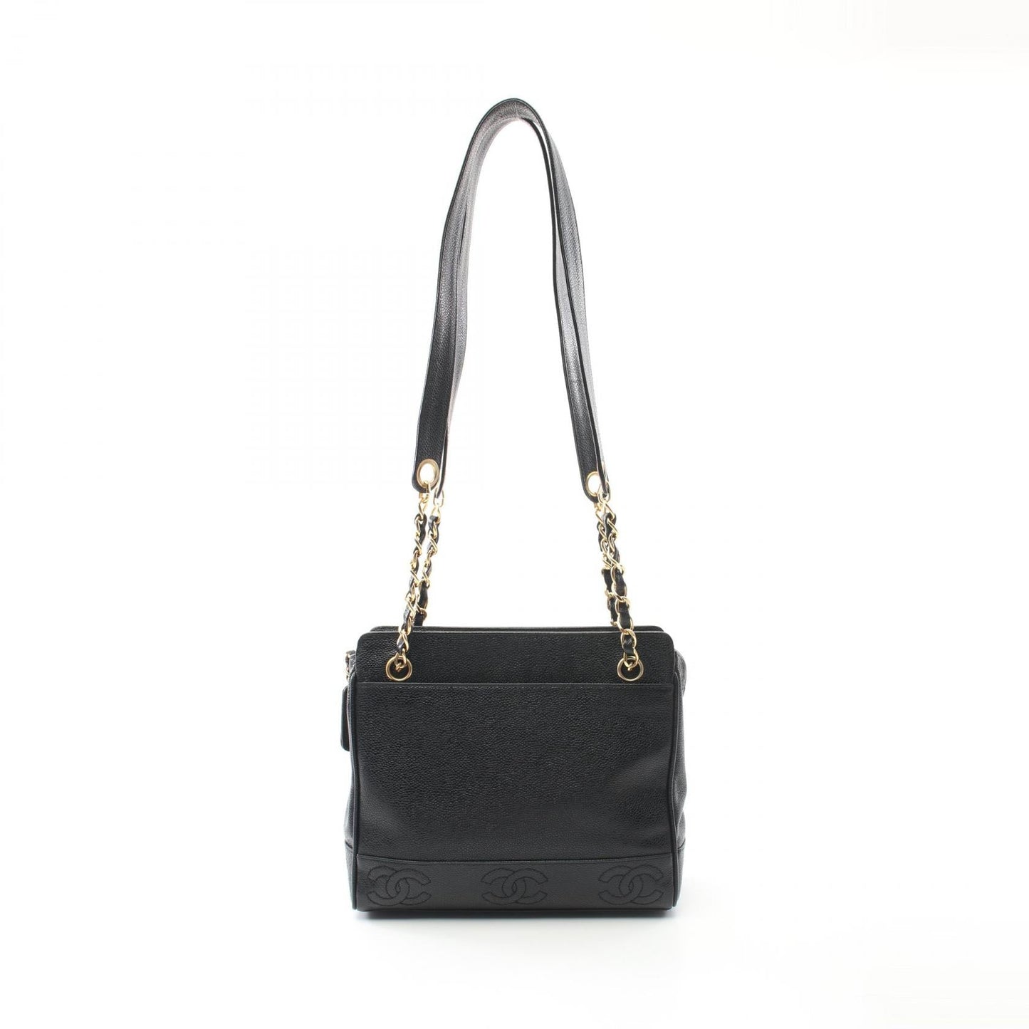 Chanel Triple Coco Calfskin Tote Bag