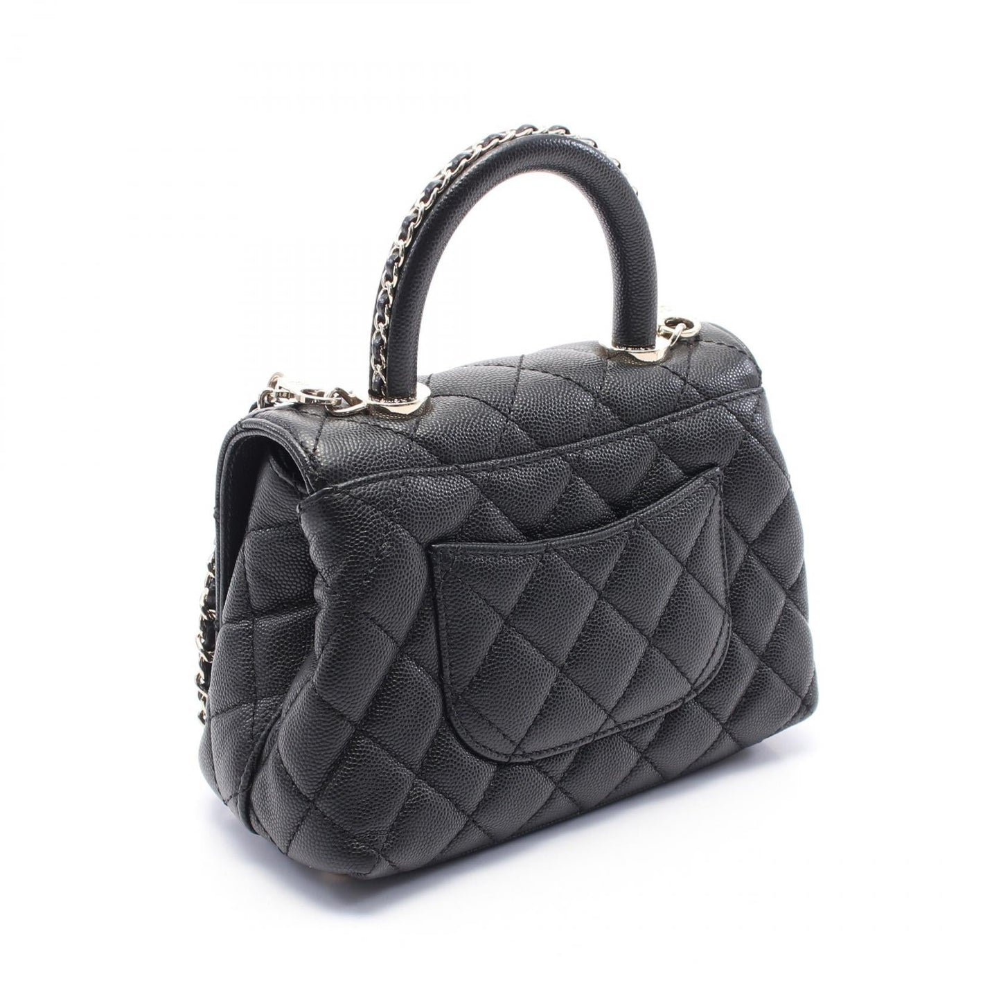 Chanel Coco Handle Caviar Top Handle Bag