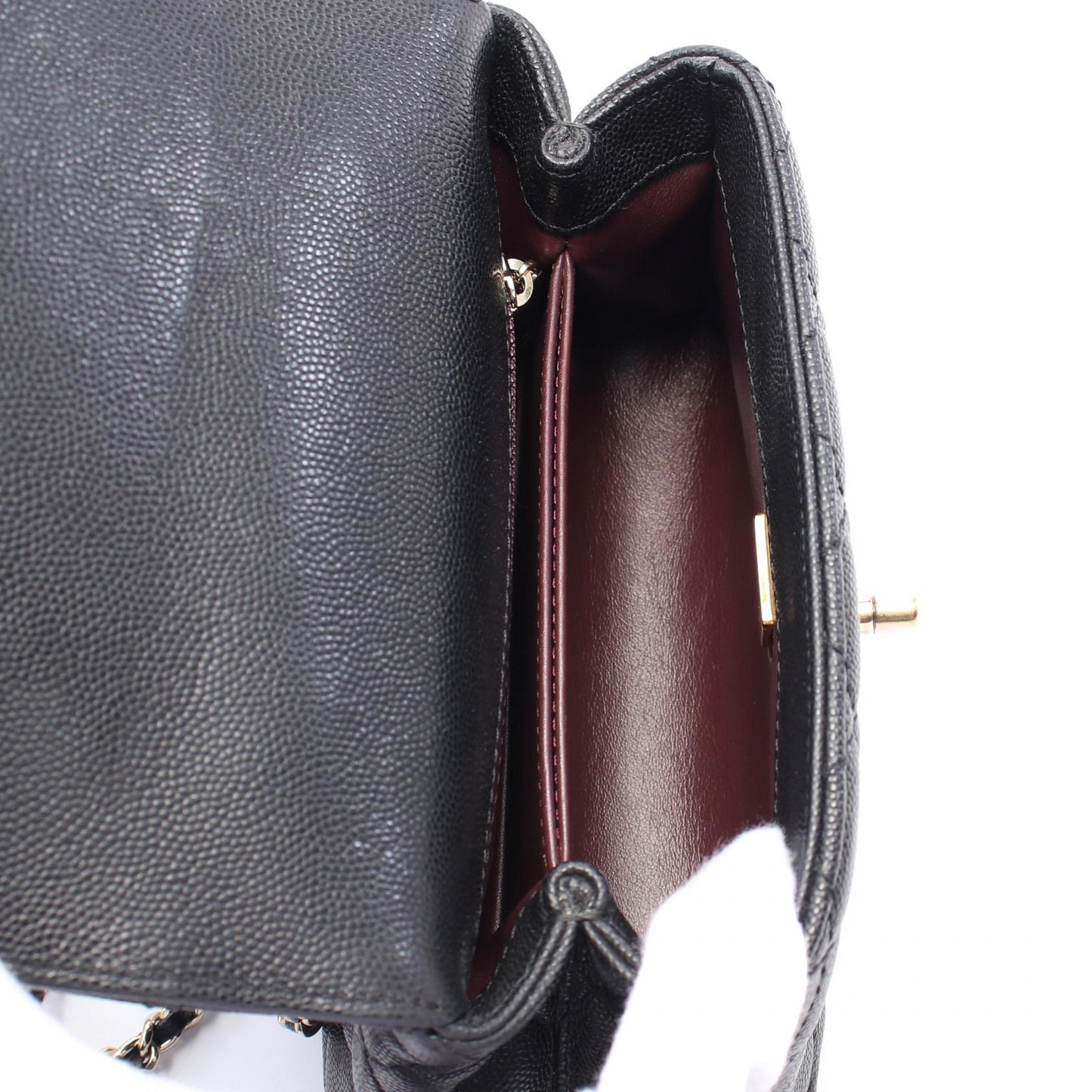 Chanel Coco Handle Caviar Top Handle Bag