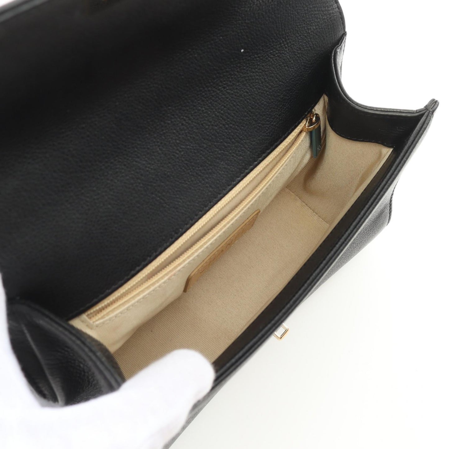 Chanel Matelasse Click Label Leather Shoulder Bag