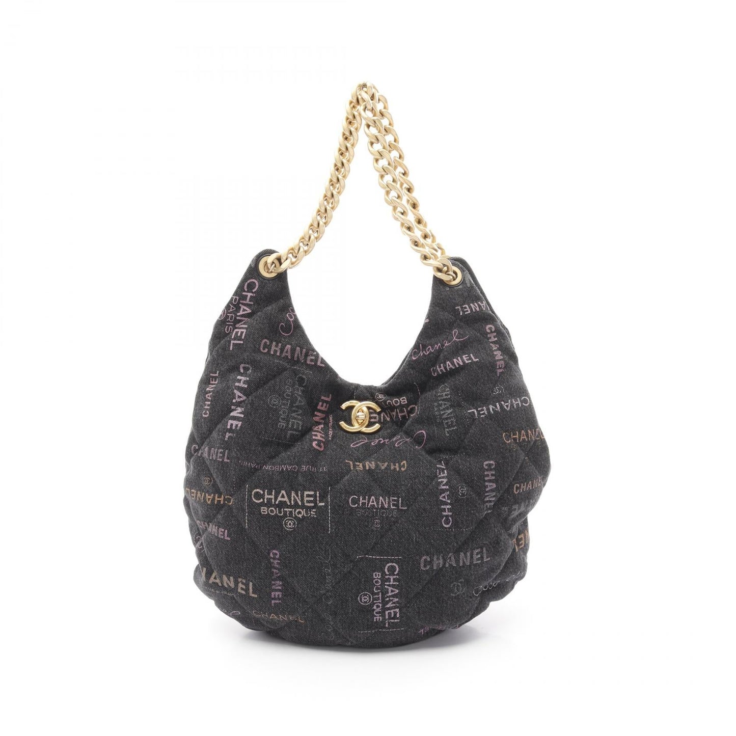 Chanel Matelasse Denim Shoulder Bag