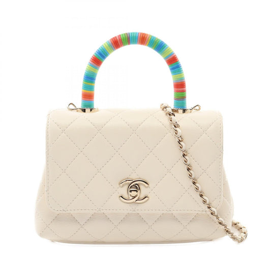 Chanel Coco Handle Leather Handbag