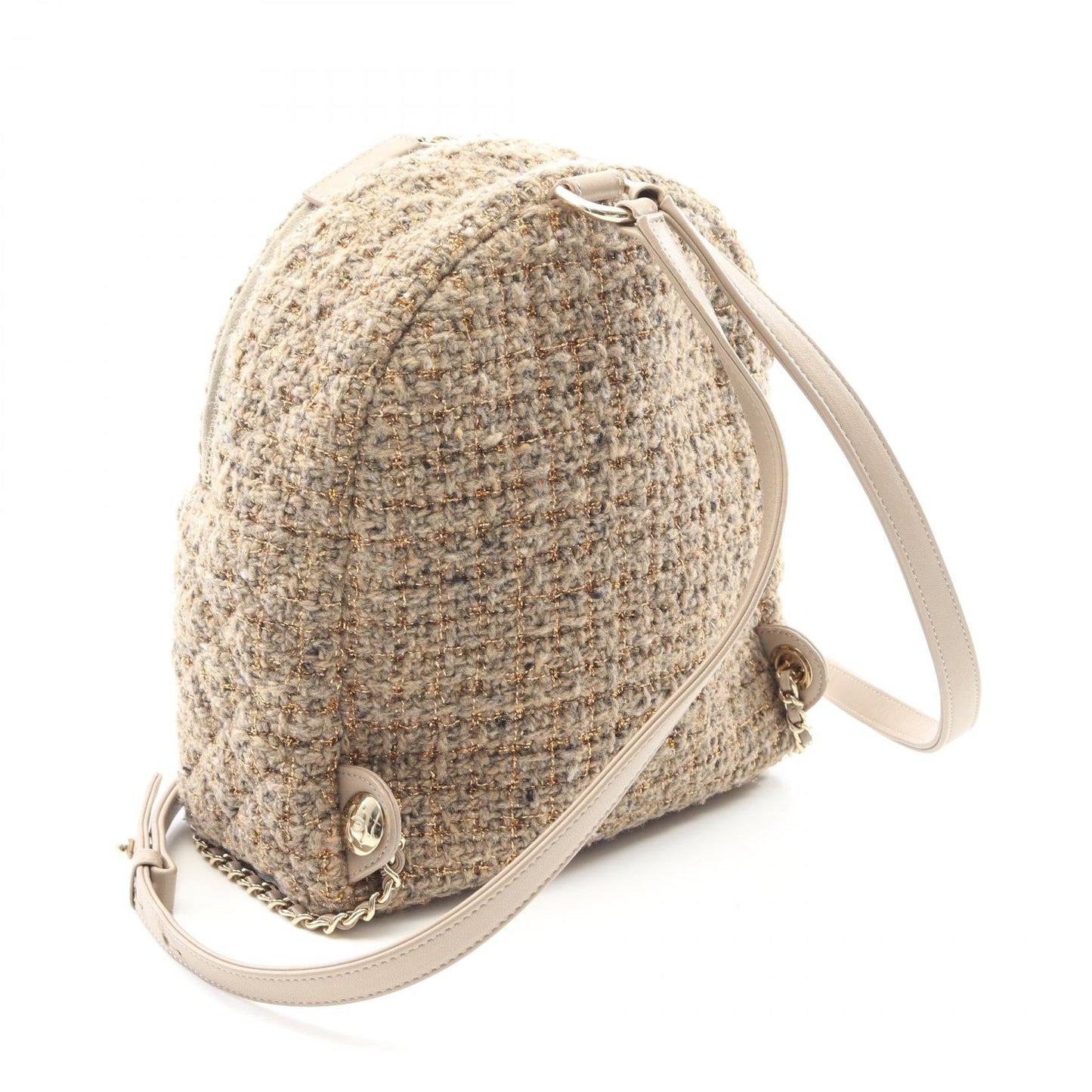 Chanel Matelasse Fabric Leather Backpack