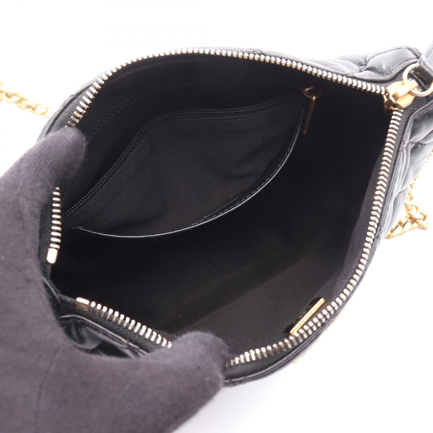 Chanel Matelasse Small Hobo Bag Lambskin 2way Shoulder Bag
