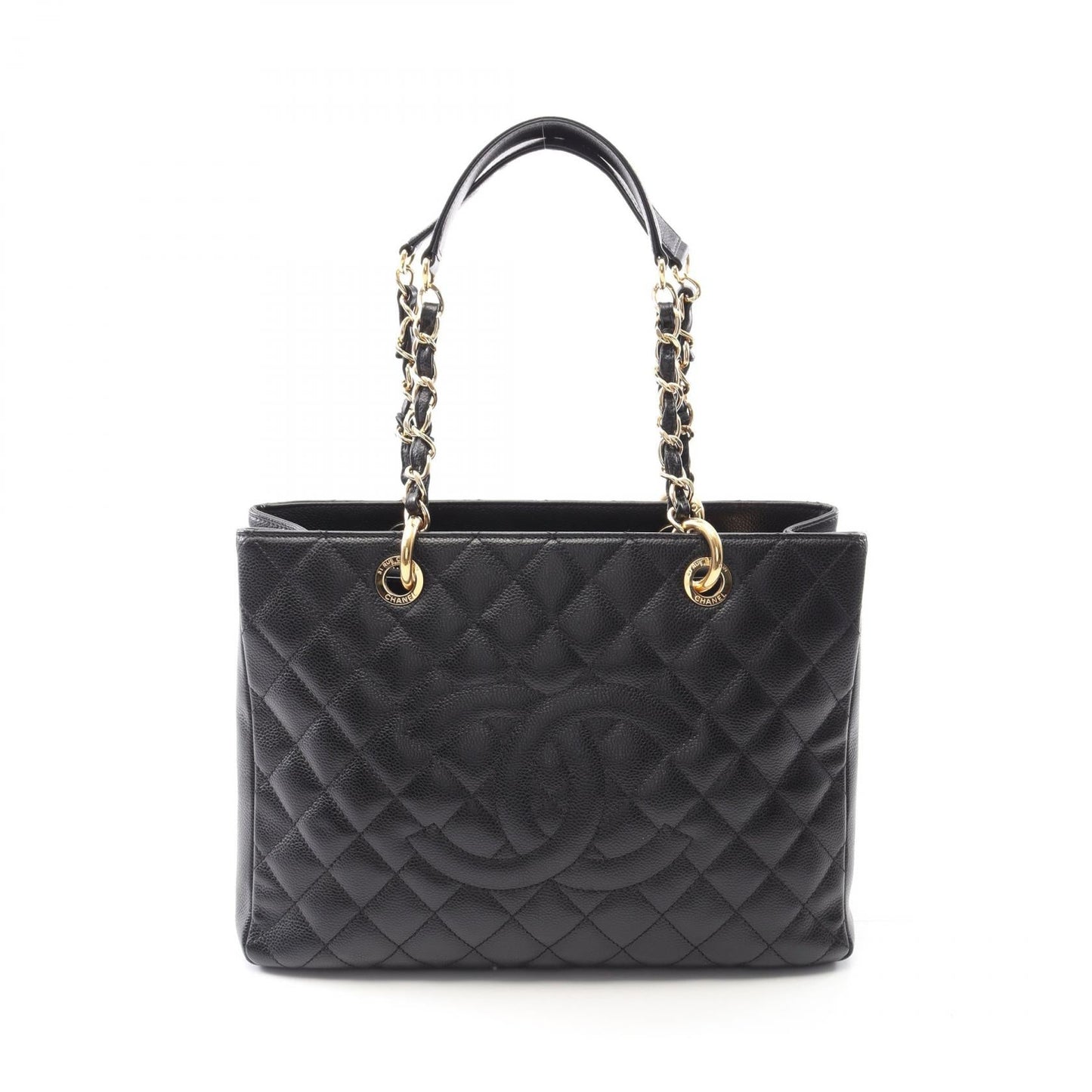 Chanel Matelasse Grand Shopping Tote Caviar Skin Tote Bag
