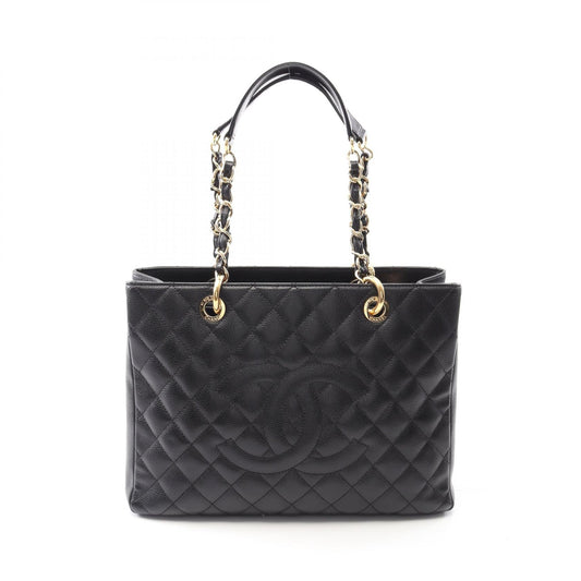 Chanel Matelasse Grand Shopping Tote Caviar Skin Tote Bag
