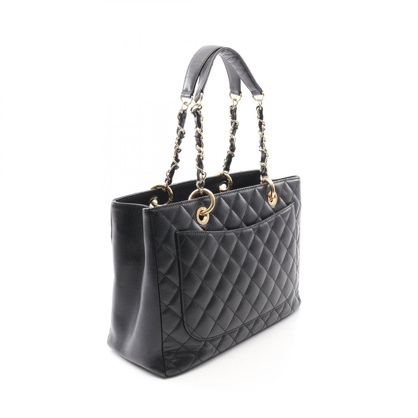 Chanel Matelasse Grand Shopping Tote Caviar Skin Tote Bag