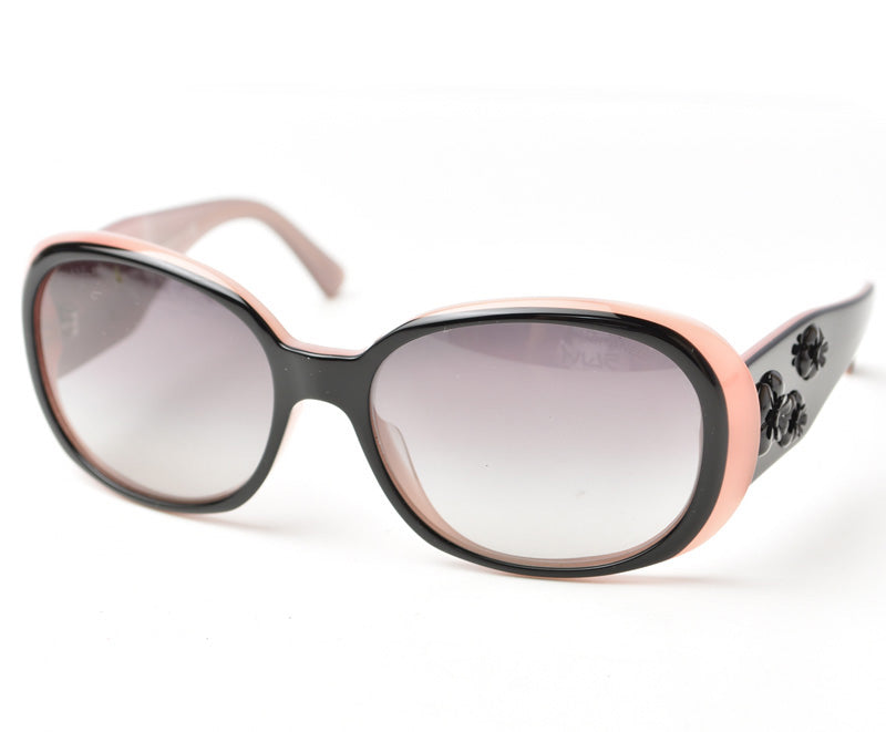 Chanel Camellia 5113-A Sunglasses Black/Pink