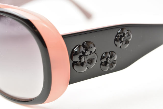 Chanel Camellia 5113-A Sunglasses Black/Pink
