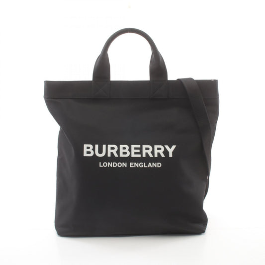 Burberry ECONYL Nylon Leather Tote Bag