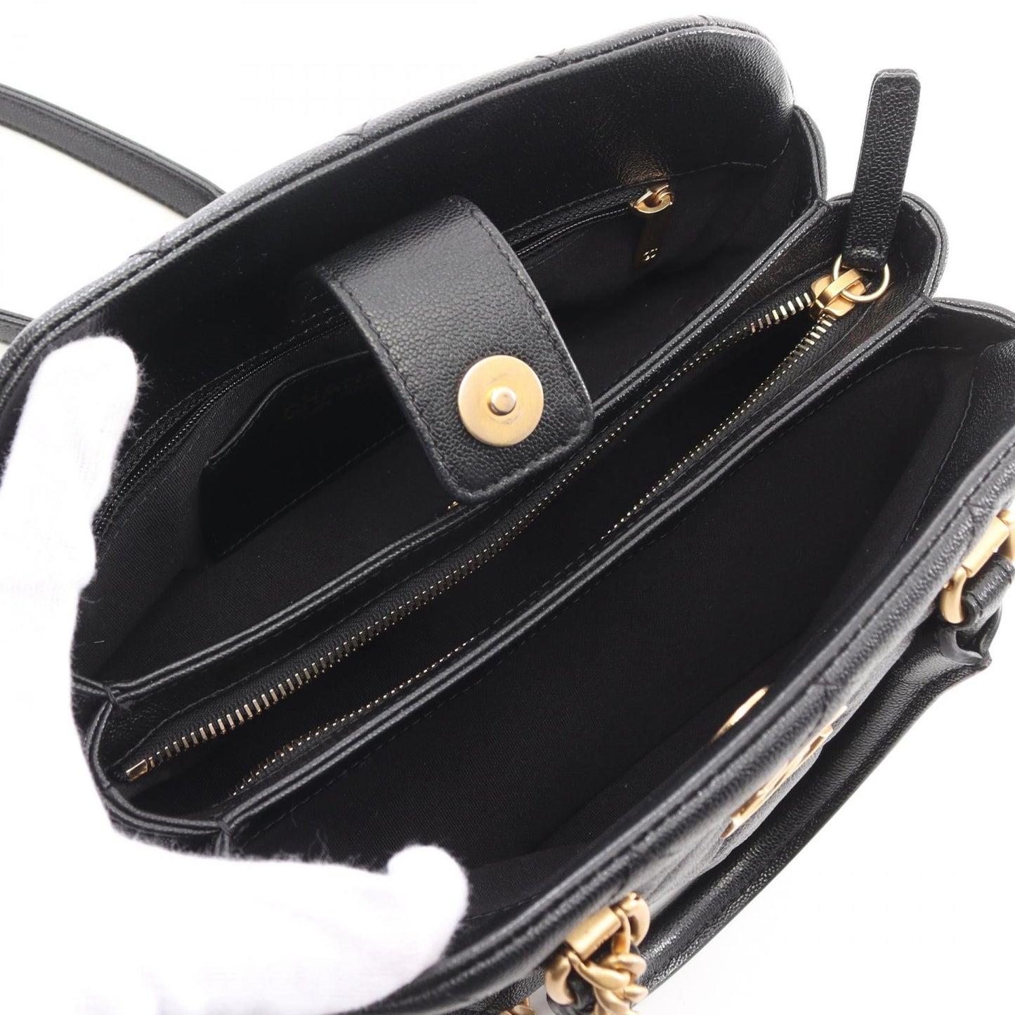 Chanel Matelassé Grained Calfskin 2way Shoulder Bag