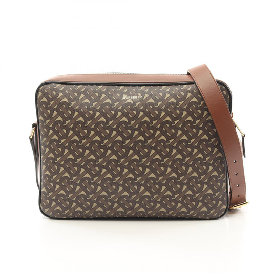 Burberry TB Monogram Coated Canvas Shoulder Bag