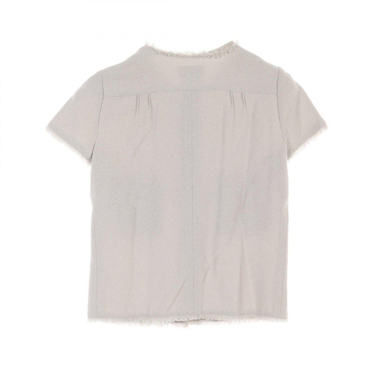 Chanel COCO Button Wool Nylon Blouse