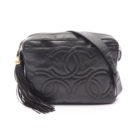 Chanel Triple Coco Mark Lambskin Shoulder Bag