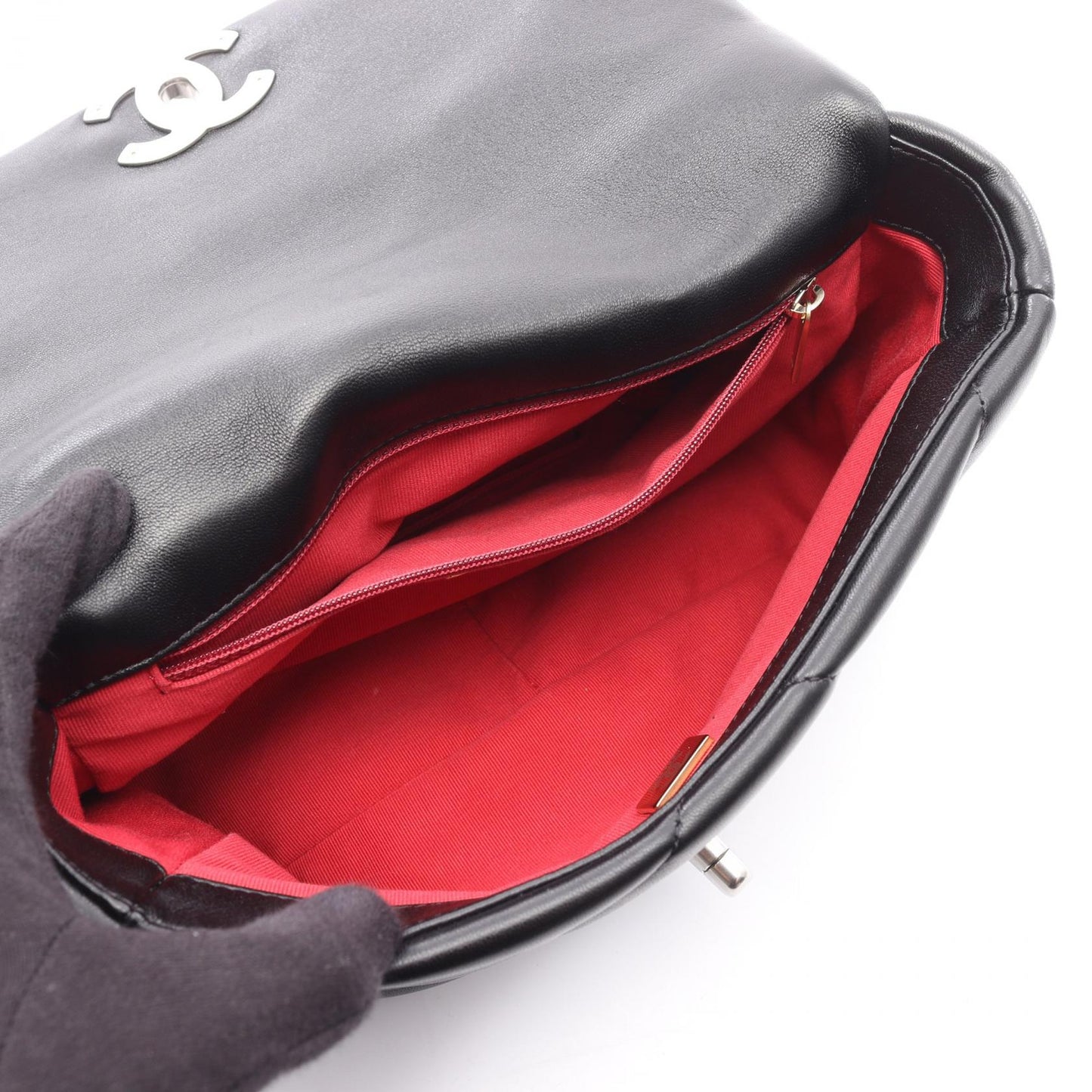 Chanel 19 Matelassé Lambskin Shoulder Bag
