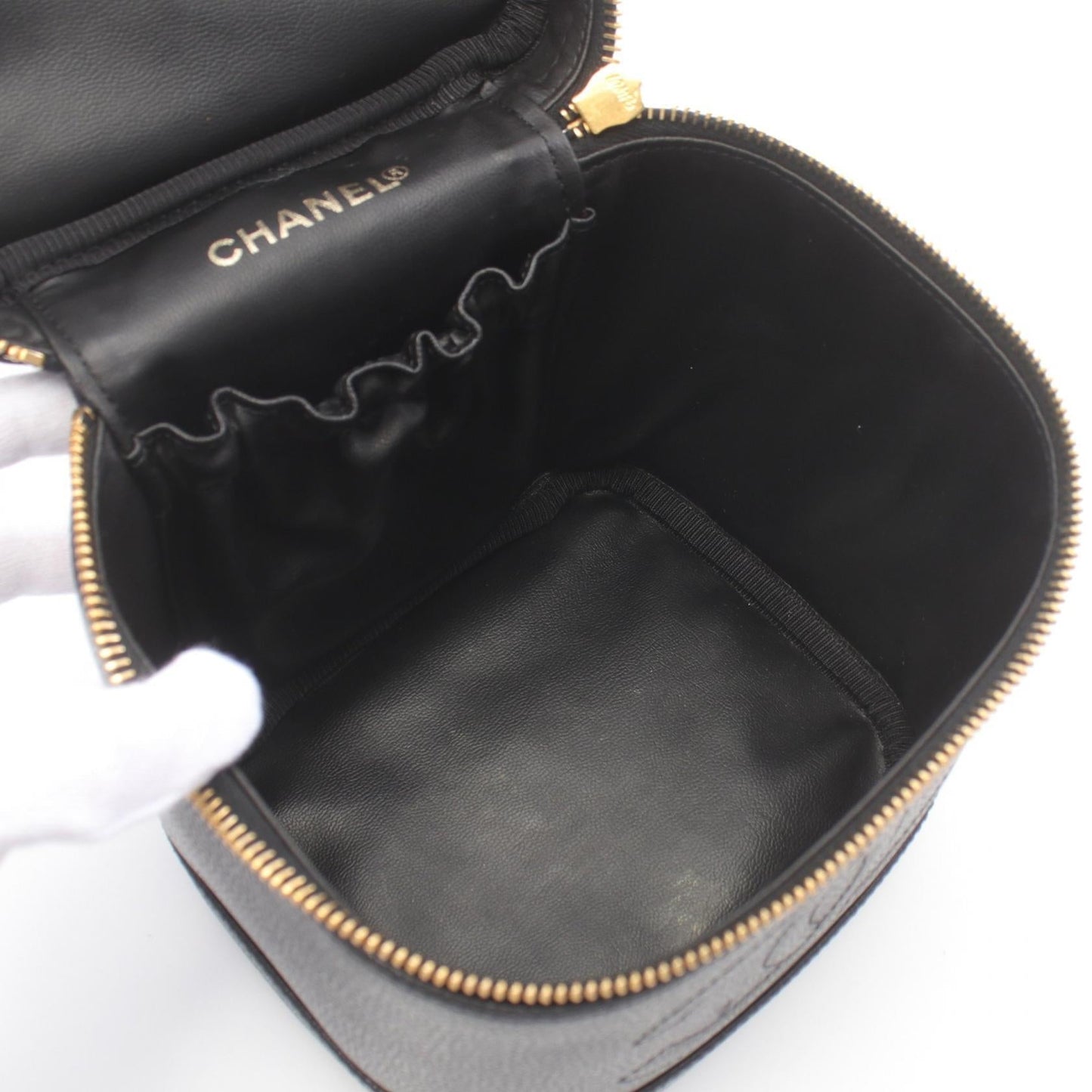 Chanel Caviar Skin Coco Mark Handbag A01998