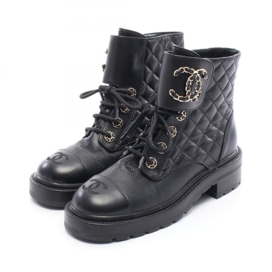 Chanel 19 Matelassé Leather Boots