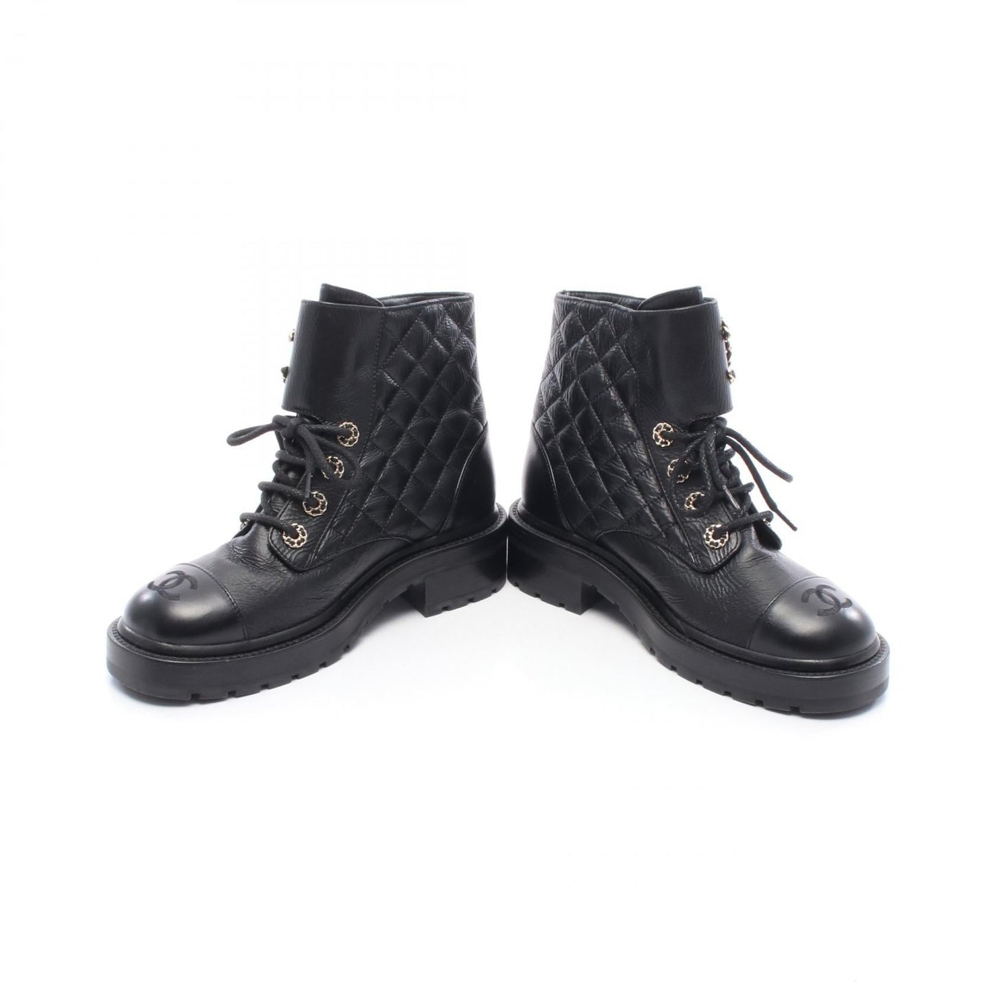 Chanel 19 Matelassé Leather Boots
